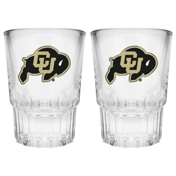 Colorado Buffaloes 2-Piece Prism Shot Glass Set