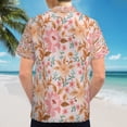 thumbnail image 6 of High Quality Hawaiian Shirts for Men Short Sleeve Aloha Beach Shirt Floral Summer Casual Button Down Shirts Blouses 6KSWU8, 6 of 7