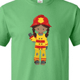 thumbnail image 4 of Inktastic African American Girl, Girl Fireman, Firefighter T-Shirt, 4 of 5