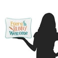 thumbnail image 5 of "Every Bunny Welcome" Easter Cotton Blend Mini Accent Pillow 9" x 12", 5 of 6