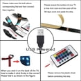 thumbnail image 4 of RGB SMD 5050 luces de tira impermeables LED tira de luz con pilas decoración interior DIY, 4 of 8