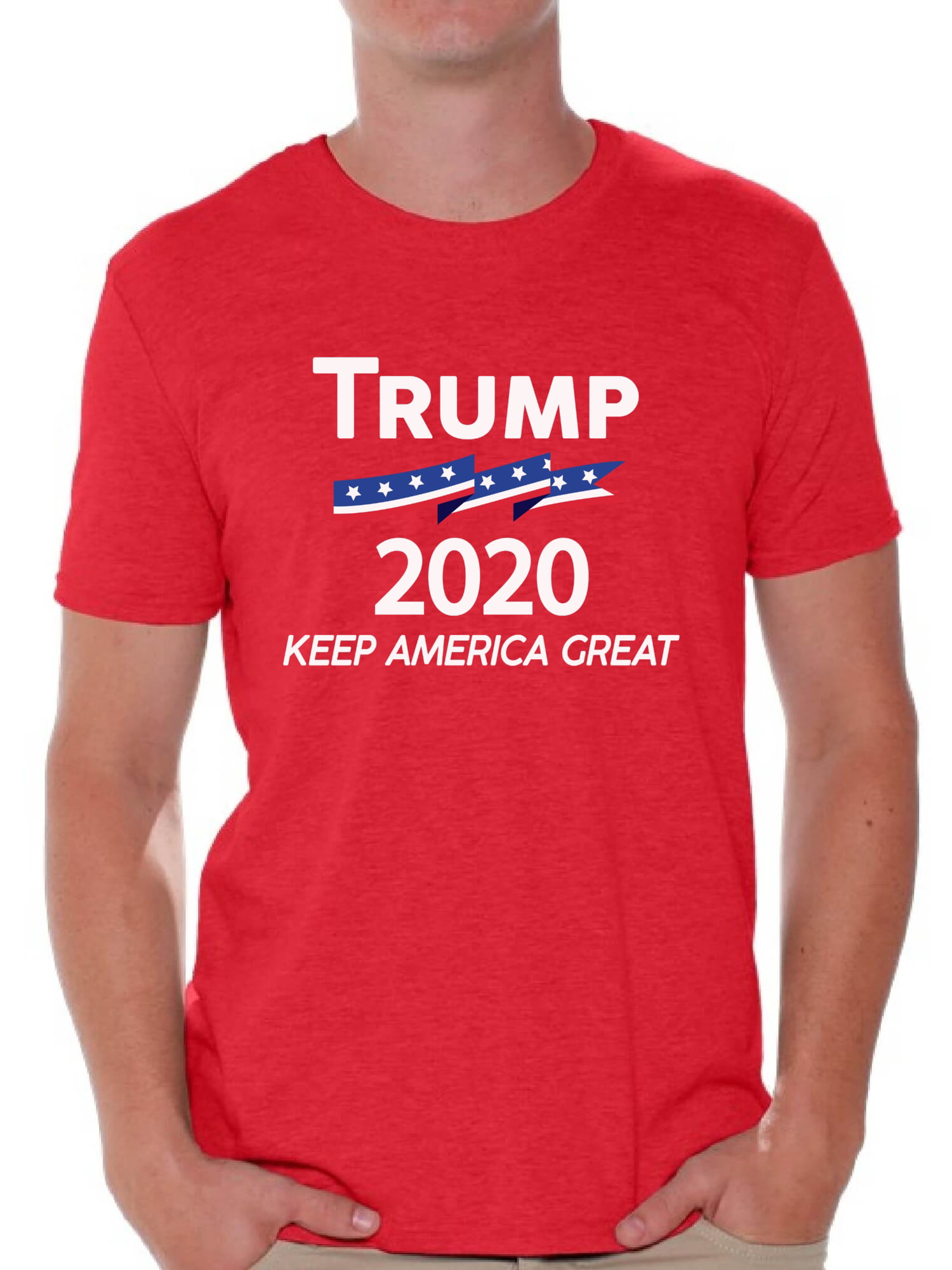 2020 Trump Keep America Great 3D Printed T-Shirt Casual Shortsleeve O Neck Tops