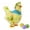 Yellow, variant on Cartoon Chicken Laying Eggs Toy, Musical Singing & Swinging Plush Hen Toy for Kids, Interactive Baby Toddler Gift with Egg Surprise