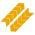 thumbnail image 3 of DYNWAVECA Pieces Universal Reflective Stickers, Self Night Sign Werproof Warning Stripes for Car Automotive Truck , Yellow, 3 of 6