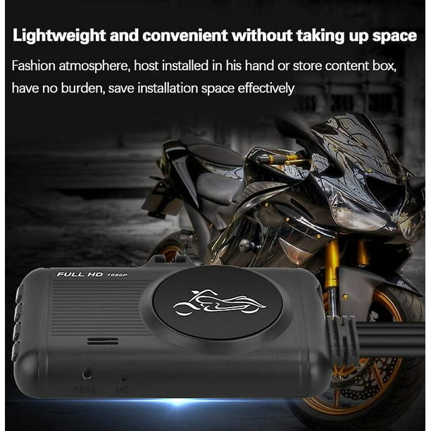 3 Inch 1080p wifi motorcycle driving recorder cycle video professional fashion with special dual