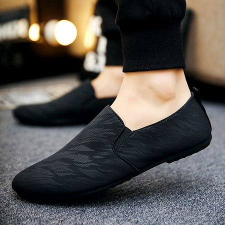 

Tuscom Fashion Men s Summer Retro Lazy Shoes Casual Peas Shoes England Casual Shoes