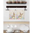 thumbnail image 3 of Easter Kitchen Dish Towels for Drying Dishes Set of 4, Vintage Spring Bunny Eggs Farmhouse Floral Leaves Waffle Weave Microfiber Hand Tea Bathroom Towels Quick Dry & Absorbent Towel 15.7x23.6, 3 of 7