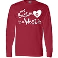 thumbnail image 3 of Inktastic Bestie Westie Long Sleeve T-Shirt, 3 of 5