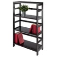 thumbnail image 6 of Winsome Leo 3-Section Wide Open Shelf, Espresso, 6 of 9