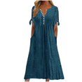 thumbnail image 1 of Vestido de verano genérico con hombros descubiertos y cuello en V 2025, 1 of 7