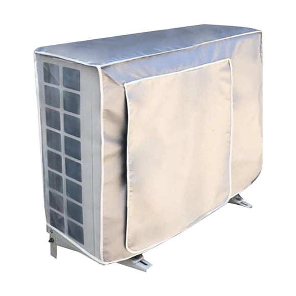 Toystoory Cubierta de unidad dividida para aire acondicionado exterior resistente a la corrosión, cubierta de aire acondicionado que ralentiza Cubiertas para muebles de jardín
