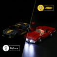 thumbnail image 2 of YEABRICKS Led Light Kit for Legos Chevrolet Corvette C8.R Race Car and 1968 Chevrolet Corvette 76903 Building Blocks Model(Not Include the Legos Model), 2 of 7