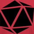thumbnail image 3 of CafePress - Icosahedron Black Dark T Shirt - Men's Classic Graphic Cotton T-Shirt, 3 of 4