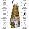 thumbnail image 5 of Kdxio Fishing Gnome Fisherman Apron with Pockets Adjustable Kitchen Aprons for Men Women Waterproof Aprons for Cooking,Drawing,Crafting, Baking Household Cleaning, 5 of 5