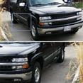 thumbnail image 2 of Spec-D Tuning 3" Side Step Nerf Bar Black Compatible with 1999-2018 Chevy Silverado GMC Sierra Extended Cab, 2 of 7