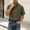 Army Green, variant on Men's Short Sleeve Fishing Cotton Linen Shirts, UPF 50+ Ripstop Work Shirts with Pocket, Breathable Button Down Outdoor Hiking Shirt Big and Tall Size M-5XL White