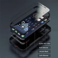 thumbnail image 5 of Luxury 360 Full Body Front+Back Clear Case For iPhone 15 14 13 11 12 Pro Max XS X XR 7 8 Plus Silicone Bumper Shockproof Cover, 5 of 5
