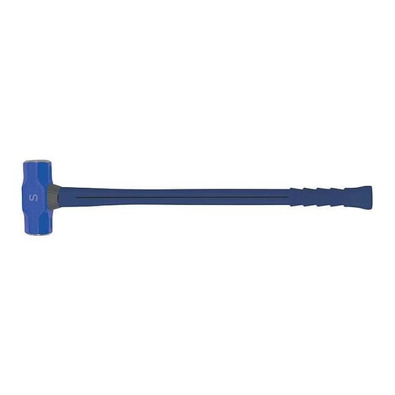 Nupla Soft Steel Sledge Hammer, 20 lb Head, 32 in Fiberglass Handle, SG Grip - 1 EA (545-26-508)