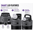 thumbnail image 5 of Contigo® Ashland Chill 2.0 Stainless Steel Water Bottle with AUTOSPOUT® Lid & Straw, 24 oz – 2-Pack (Black & Pansy Purple), Leakproof, Insulated, BPA-Free, 5 of 6