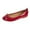 Red, variant on Shoes for Women,Pretty Ballerinas Balerina Shoes Flat Summer Shoes Girls Comfortable Velvet Shoes Width H Traditional Shoes Elegant Gymnastics Shoes,Walking Shoes(Size:7)