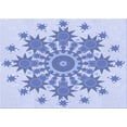 thumbnail image 1 of Ahgly Company Machine Washable Indoor Rectangle Transitional Heavenly Blue Area Rugs, 7' x 9', 1 of 7