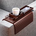 thumbnail image 1 of Mesa de Reposabrazos para Sofá Bestjing con Porta Vasos Plegable de Bambú, 1 of 9