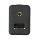 thumbnail image 3 of Módulo de puerto de carga USB auxiliar YONGSHENG Para coche 2013-2014 negro, 3 of 5
