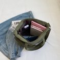 thumbnail image 2 of Bolso de mano de pana para mujer Bolso bandolera con bandolera Bolso hobo Otoño Invierno Bolso para citas (verde), 2 of 8