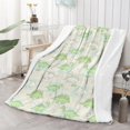 thumbnail image 2 of Cute Dinosaur Cartoon Pattern Soft Sherpa Fleece Throw Blanket, Warm Cozy Plush Blanket for Sofa Bed Couch, All Season, 60"x80", 2 of 5