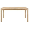 thumbnail image 2 of Rida Dining Table- White Washed Hardwood- Rectangular 59 Inch Top, 2 of 6