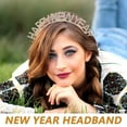 thumbnail image 2 of New Year Headband Compact Hairband Compact New Year Party Favor Hair Accessory, 2 of 5