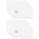 thumbnail image 2 of 10 tarjetas blancas con chip IC para sistema de control de acceso de hotel., 2 of 8