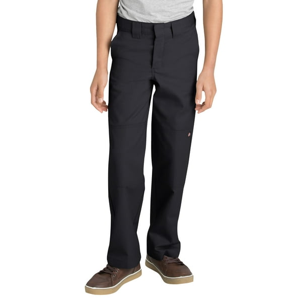 flex regular fit straight leg double knee work pants