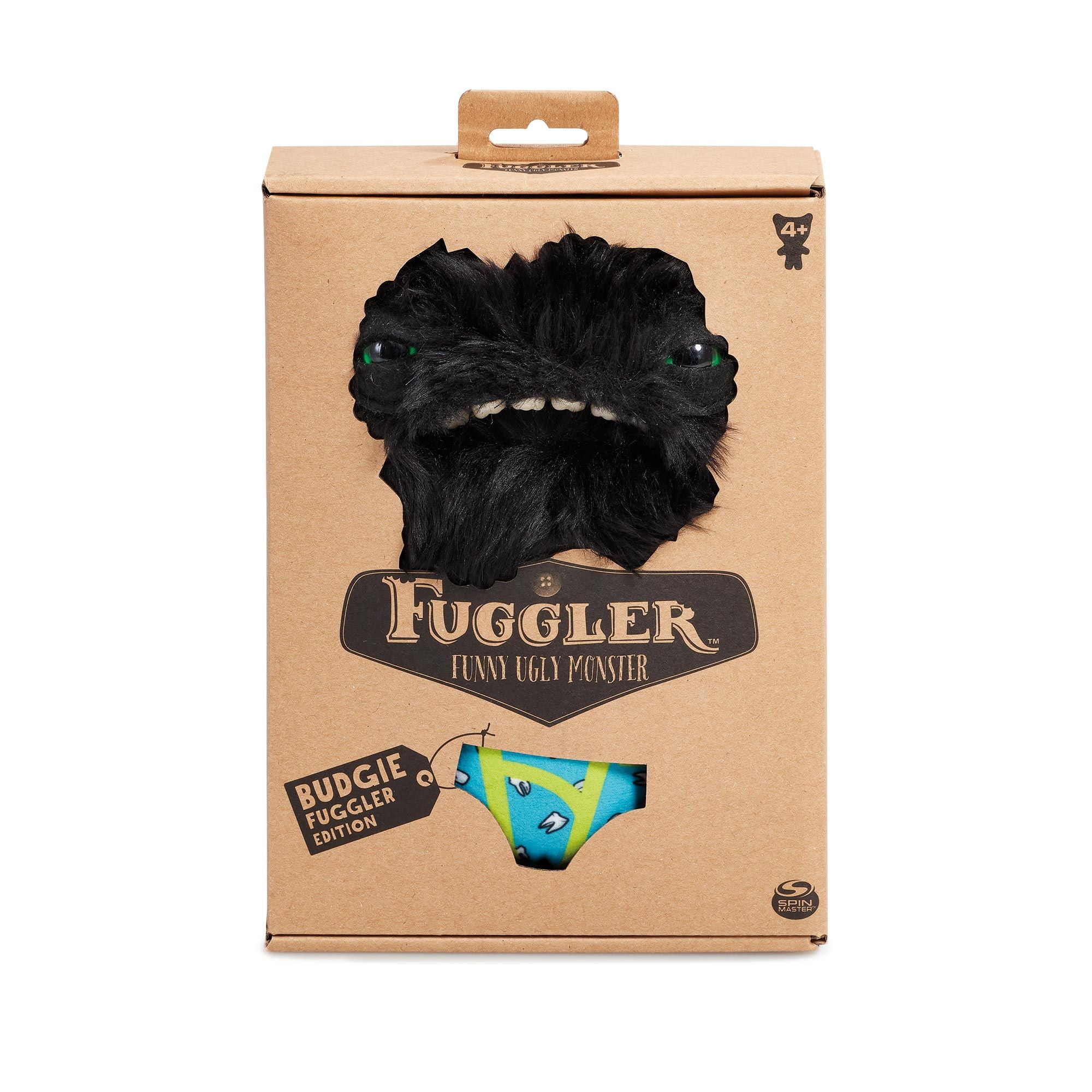 Fuggler Budgie Fuggler Edition ブラックモンスター Fuggler Budgie Wide Eyed Weirdo - Black Plush Monster in