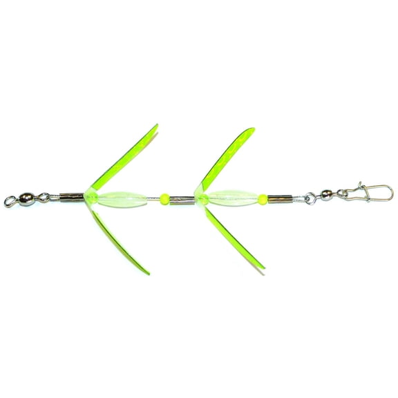 Mack's Lure 70007 Hot Wings Troll Chartreuse Chartreuse Sparkle, 1/10-Ounce