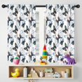 thumbnail image 5 of Blackout Kids Curtains,White Butterfly Blue Flower Pattern Childrens Insulated Curtains Set Of 2,Bedroom Essentials,Toddler Room Decor 42"x54", 5 of 5