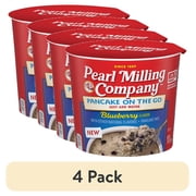 (4 pack) Pearl Milling Company Pancake On the Go Pancake Mix Blueberry Flavor 2.04 oz