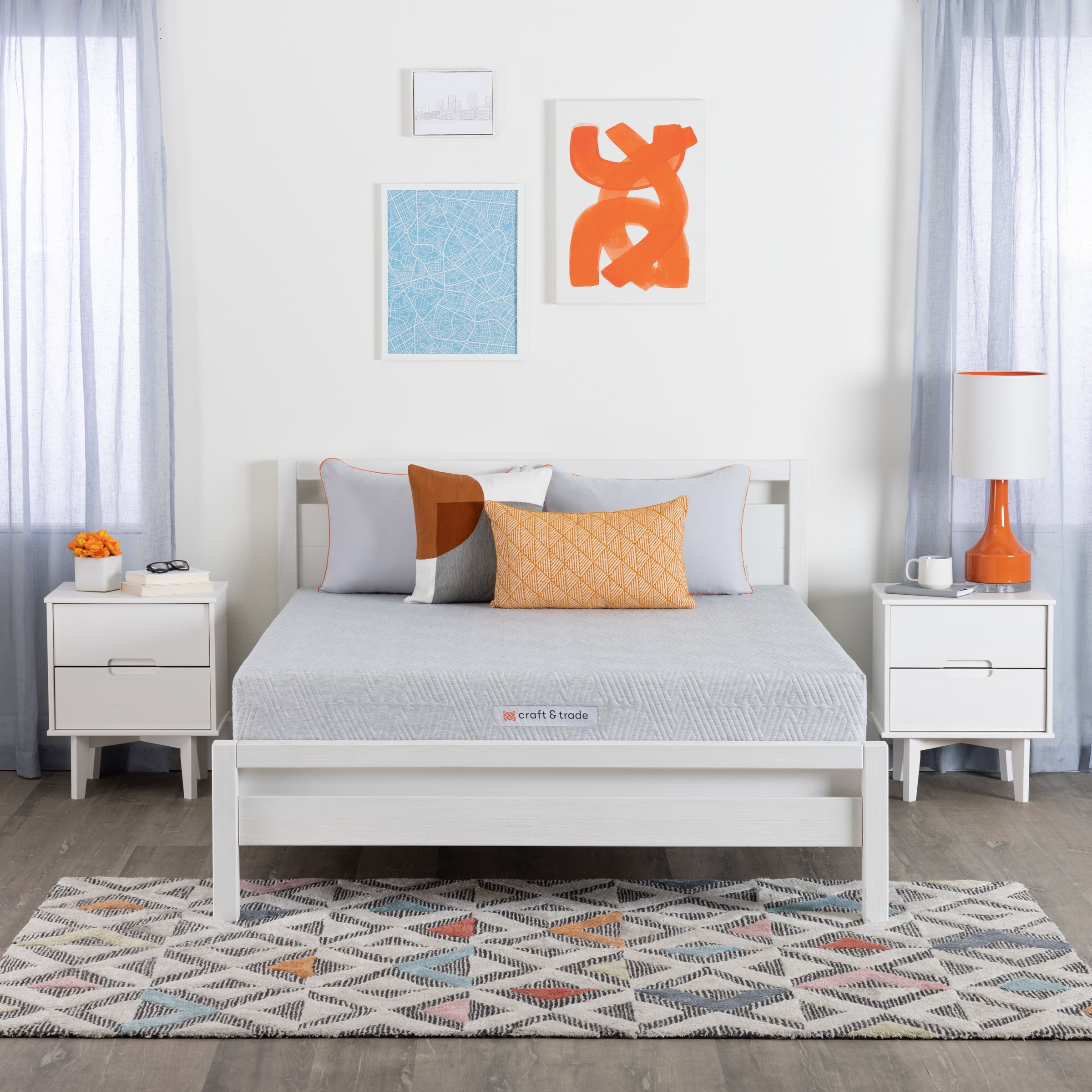 Craft & Trade Risewell 8” Memory Foam Mattress, CopperGel Cooling, CertiPUR-US, California King