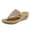 Khaki, variant on Womens Sandals Arch Support Orthopedic Thong T-Strap Walking Shoes Flip Flops Sizes 6-9.5