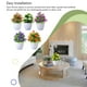 thumbnail image 5 of Plantas artificiales Bearachild Bonsai de flores maceta falsa color Blanco, 5 of 6