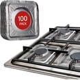 thumbnail image 1 of Paquete de 100 fundas de aluminio para estufas de gas, 1 of 6