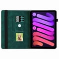 thumbnail image 4 of Dteck Case for iPad Mini 6 2021 (6th Gen), Premium PU Leather Folio Stand Protective Wallet Cover with Multi-Angle Viewing & Pencil Holder, Elastic Strap for iPad Mini 6th Gen 8.3 Inch - Green, 4 of 4