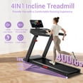 thumbnail image 3 of SONITU 16% Auto Incline Treadmill, Foldable with 3-Level Console, Quiet 3.5 HP Motor, 400 lbs Weight Capacity, 3 of 11
