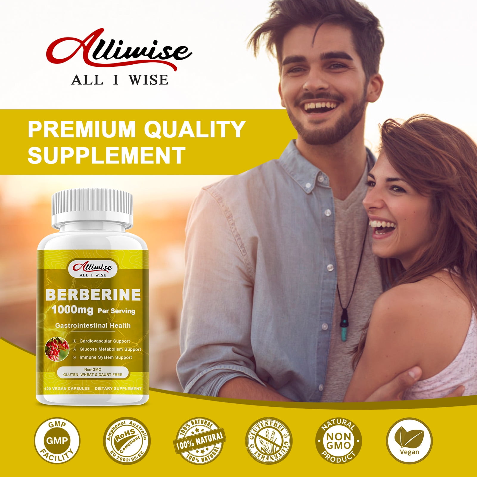 (2 Pack)Berberine Supplements, Plus Ceylon Cinnamon,Berberine HCI for Blood Sugar Support, Immune & Gut Health, 120 Pills