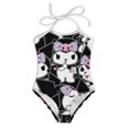 thumbnail image 3 of Kuromi And My Melody Girls One Piece Swimsuits Hawaiian Summer Swimwear Beach Bathing Suit Outfits, 3 of 6