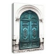 thumbnail image 2 of Creative Products Ornate Marble Teal Door 20 x 30 Canvas Wall Art, 2 of 5