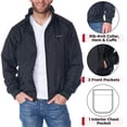thumbnail image 2 of Alpine Swiss Mens Lightweight Bomber Jacket Casual Windbreaker Varsity Coat, 2 of 9
