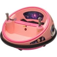thumbnail image 3 of OUYAWEI Auto Tamponneuse Électrique 12V Rotation 360° Lumières DEL Musique Télécommande Pare-Chocs Souple Rose, 3 of 8