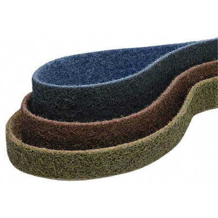 

Brite Star 3 Wide x 132 OAL 320 Grit Silicon Carbide Abrasive Belt Silicon Carbide Super Fine Nonwoven Series SC-BS