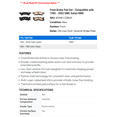 thumbnail image 2 of Front Brake Pad Set - Compatible with 1985 - 2002 GMC Safari RWD 1986 1987 1988 1989 1990 1991 1992 1993 1994 1995 1996 1997 1998 1999 2000 2001, 2 of 2